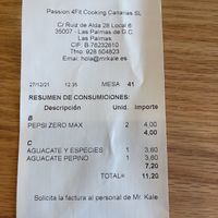 Bill #Veganuary at Mr Kale 2.0 - Calle Ruiz de Alda in Gran Canaria