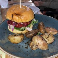 hamburguesa vegana  at Mr Kale 2.0 - Calle Ruiz de Alda in Gran Canaria