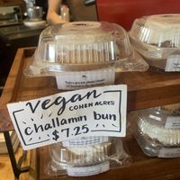 Vegan challah buns  at Valkyrie Coffee Roasters in Chester