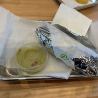 Vegan burrito! It’s soo yummy!! at Rattlesnake Cafe in Broken Arrow