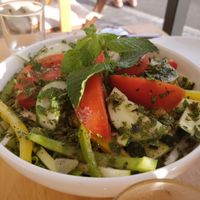 Salad at La Salsa in La Gomera