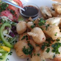 Vegetable tempura at La Salsa in La Gomera