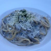 Mushroom with truffle linguine   at Antica in New Farm