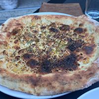 Garlic focaccia   at Antica in New Farm