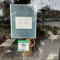 Front door at Purple Ocean Superfood Bar in Orlando