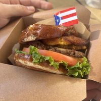 domes burger  at Purple Ocean Superfood Bar in Orlando