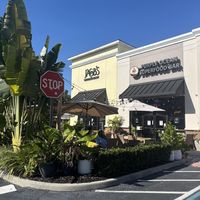 cute outside seating area   at Purple Ocean Superfood Bar in Orlando