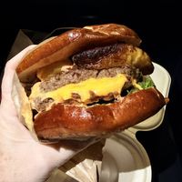 Domes burger  at Purple Ocean Superfood Bar in Orlando