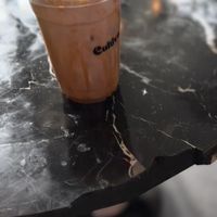 Flan Latte  at Purple Ocean Superfood Bar in Orlando