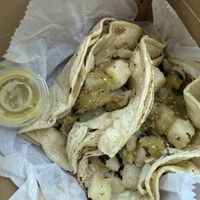 Papas tacos   at Succulent Vegan Tacos in Nashville