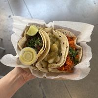  Asada, papas and tinga  at Succulent Vegan Tacos in Nashville