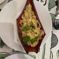 Banana blossoms!  at Reach Plant Based Kitchen in Phuket