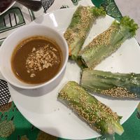 My new number 1 fav spring roll in the world    at Reach Plant Based Kitchen in Phuket