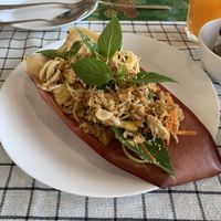 Banana blossom salad  at Reach Plant Based Kitchen in Phuket