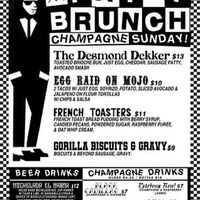 Sunday Brunch menu available all day. at Fatty Vegan in Ventura
