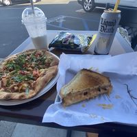 DIY Pizza, sXe Vanilla Shake, Liquid ☠️, Grilled Cheeze  at Fatty Vegan in Ventura