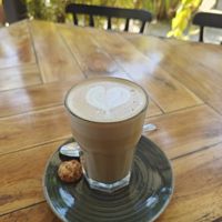 Coconut Latte at Eat Street in Santa Teresa