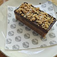 Vegan Snickers Bar at Eat Street in Santa Teresa