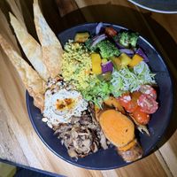 Harvest bowl  at Eat Street in Santa Teresa