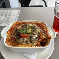 Mexican lasagna  at YuA Restaurante in Cuenca