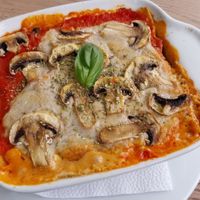 Lasagne at YuA Restaurante in Cuenca