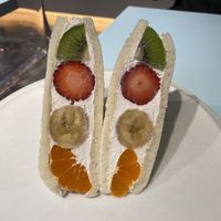 Mixed fruit sandwichh  at fruits and season in Tokyo
