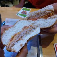 Unbelievable a burger, that we took extra after eating and shared because we were still hungry :P at Burgershack in Phnom Penh