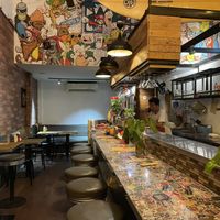 Inside  at Burgershack in Phnom Penh