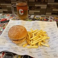 Unbelieve-a-burger meal deal. Was listed in the menu at $6.50, but I got charged $7. Couldn’t be bothered to argue for 50¢, but be wary they sometimes charge more than advertise at Burgershack in Phnom Penh