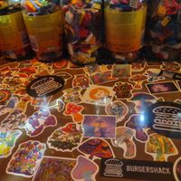 Decor. Lego and games to play...... at Burgershack in Phnom Penh