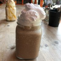 Great vegan milkshakes at Cafe Chambers in Canterbury