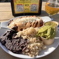 Vegan enchilada   at Mountainview Brewing in Hope