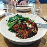 Caramelised pepper tofu at east in Auckland