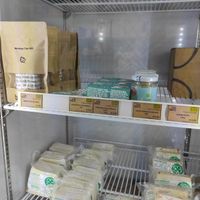 Refrigerated products at Mercearia 100 Saco in Porto