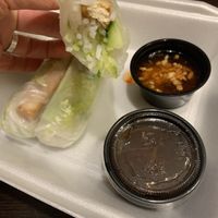 Vegetarian fresh rolls  at Pho Lena in Anchorage