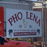 Pho Lena sign at Pho Lena in Anchorage