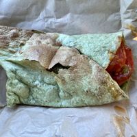 Poorly made wrap... at Supernatural Eatery in Townsville