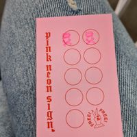 Loyalty Card every 10tz hot beverage for free! at Pink Neon Sign in Auckland