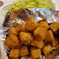 Honey Garlic Tofu at Joy Teriyaki in Tacoma