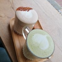 Chai and matcha at Food Matterz in Groningen