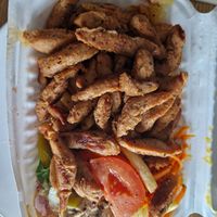 Döner met friet at What The Pitta in Manchester