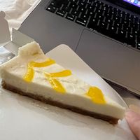 Lemon cheese cake delicious and part of the meal deal  at What The Pitta in Manchester