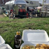 It’s close to the canals at The Hogless Roast in East London