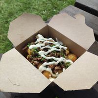 Beef brisket at The Hogless Roast in East London