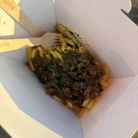 Brisket fries  at The Hogless Roast in East London