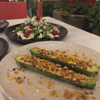 Courgettes  at SITE x supernature in East London