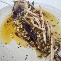 Cabbage 🥬 with Peanut Sauce  at SITE x supernature in East London