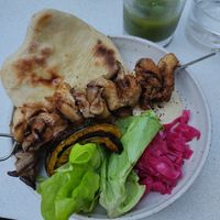 Mushroom Kebab at SITE x supernature in East London