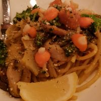 Garlicky Buccatini at 626 On Rood in Grand Junction