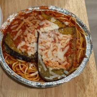 Vegan Eggplant Parmigiana

 at Papa Pizza Pie in Fullerton